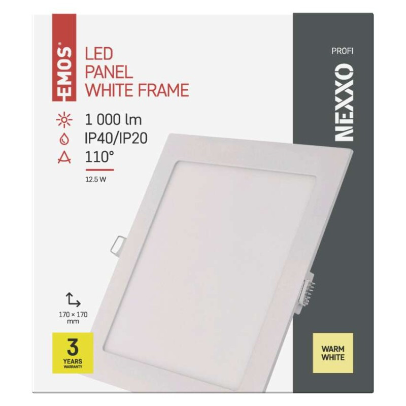 LED SVÍTIDLO NEXXO VES.ČT 12,5W 1000LM I 7