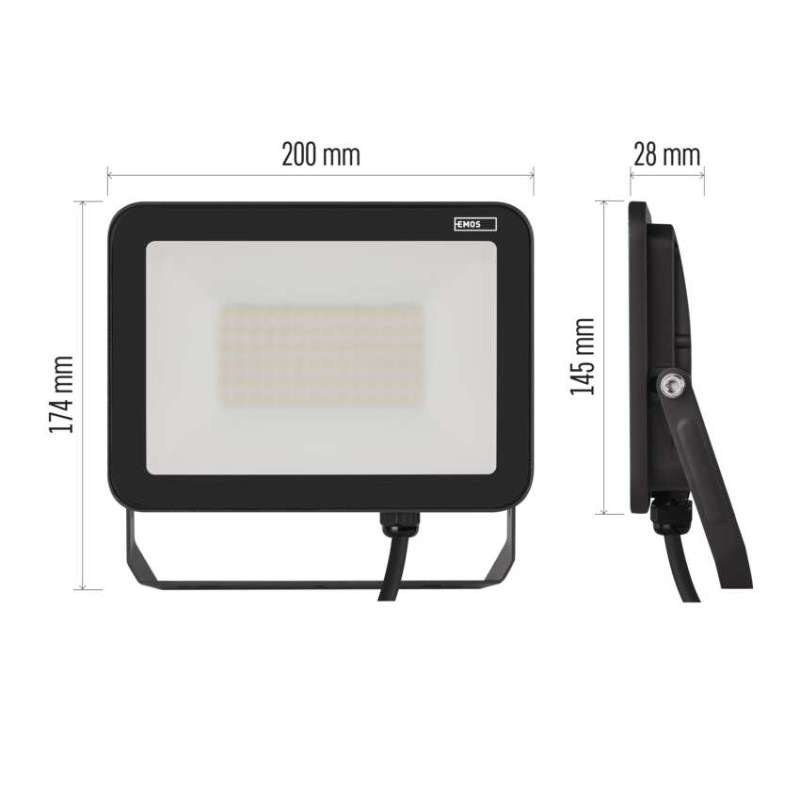 LED REFLEKTOR PROFI 50W 5500LM 4