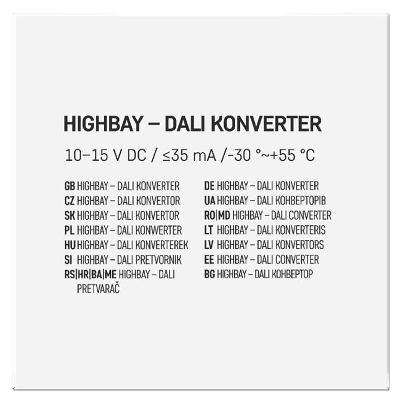 DALI KONVERTOR PRO LED HIGHBAY ZU210/15/ 3