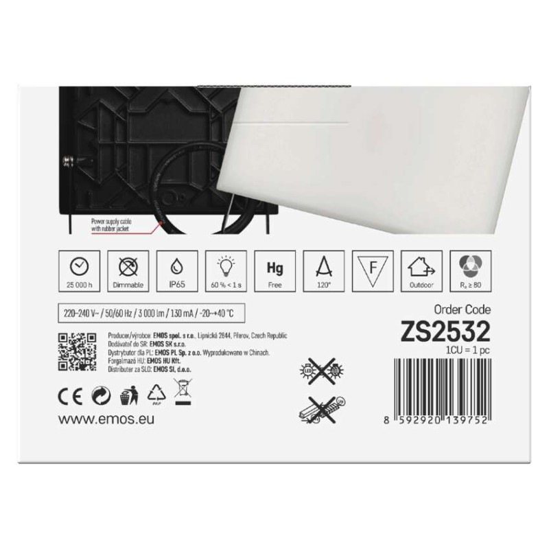 LED REFLEKTOR TAMBO 30W 3000LM IP65 13