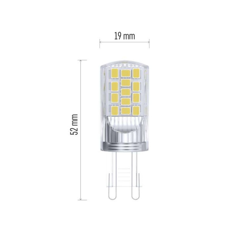 Žiarovka LED CLS JC A++ 4W G9 NW 470lm ZQ9545 EMOS