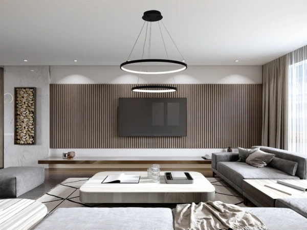 LED visiace svietidlo + diaľkový ovládač 75W - J4307/B 3