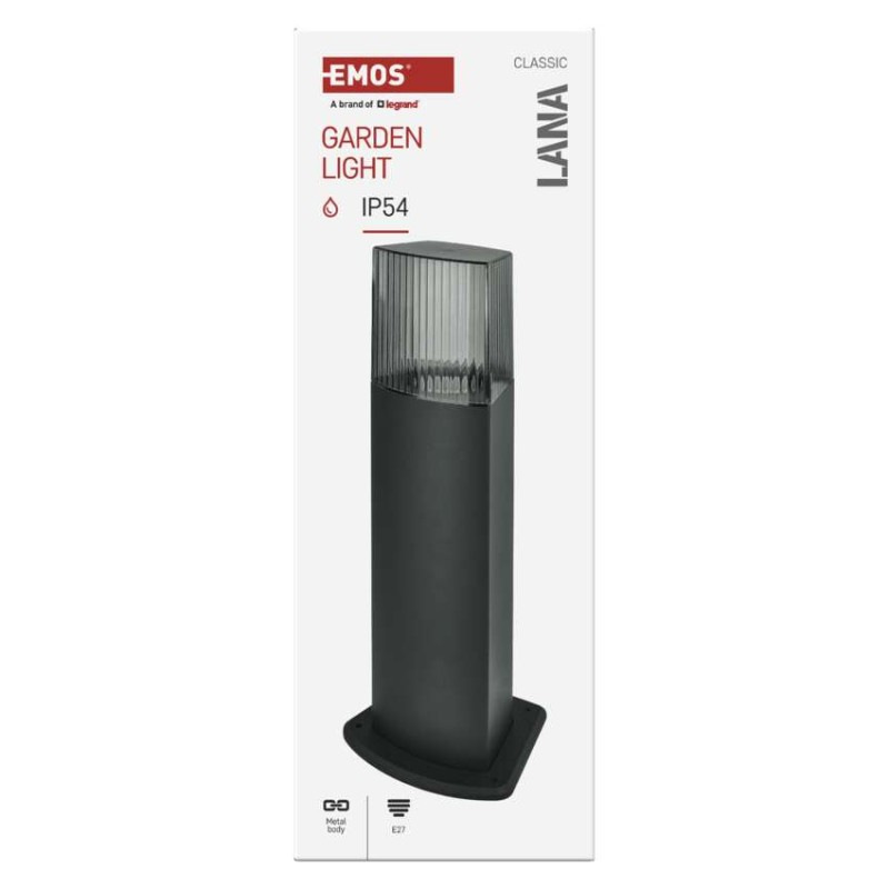 LED ZAHRADNÍ SVÍTIDLO,E27,IP54,MAX 25W,S 11