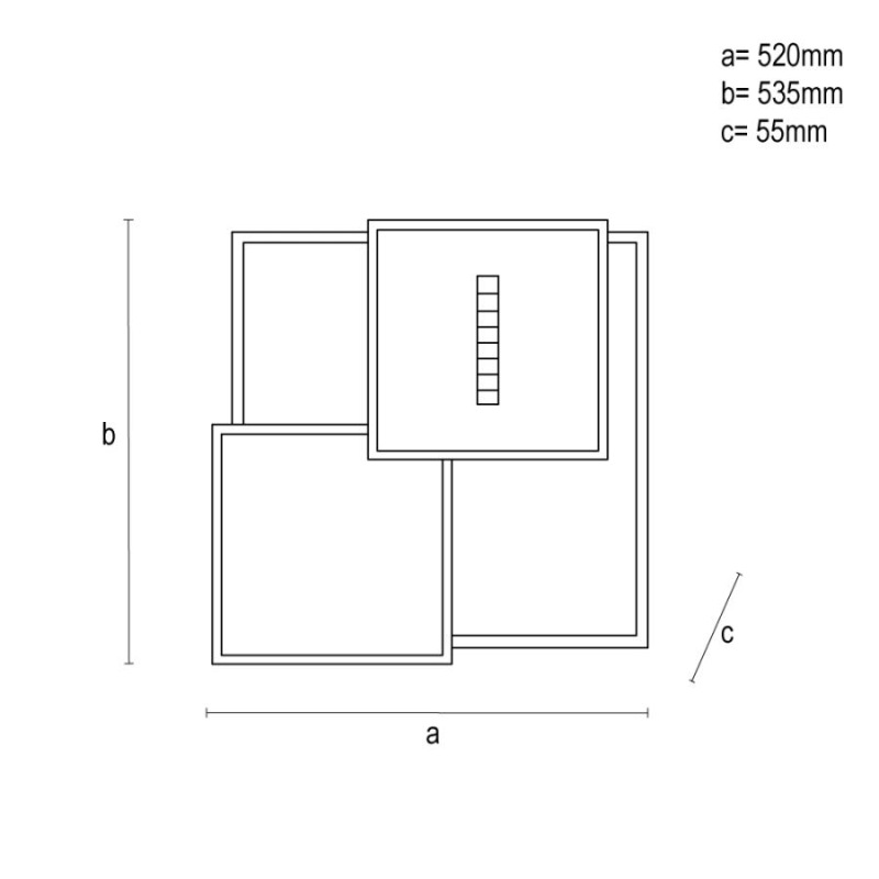 LED stropné svietidlo s diaľkovým ovládačom 95W - TA1323/B 5