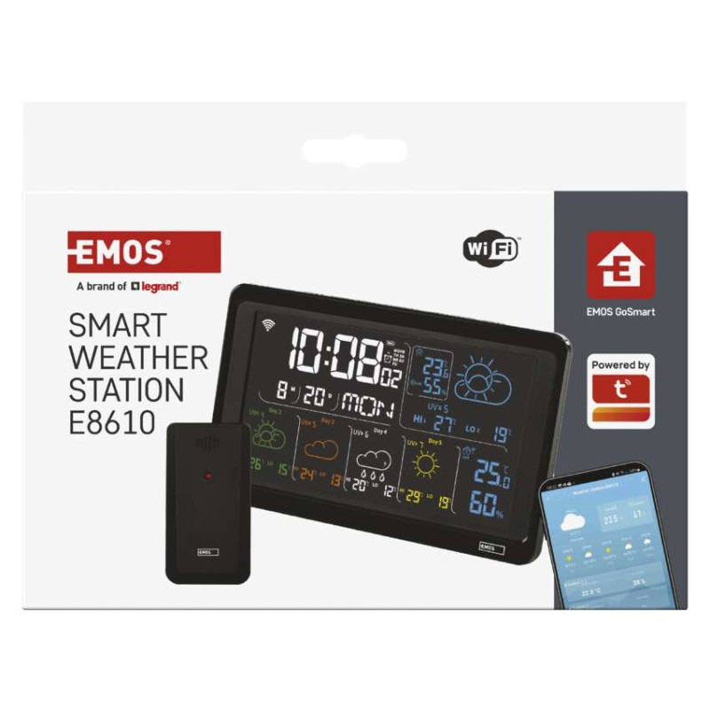 GOSMART BEZDRÁTOVÁ METEOSTANICE E8610 14