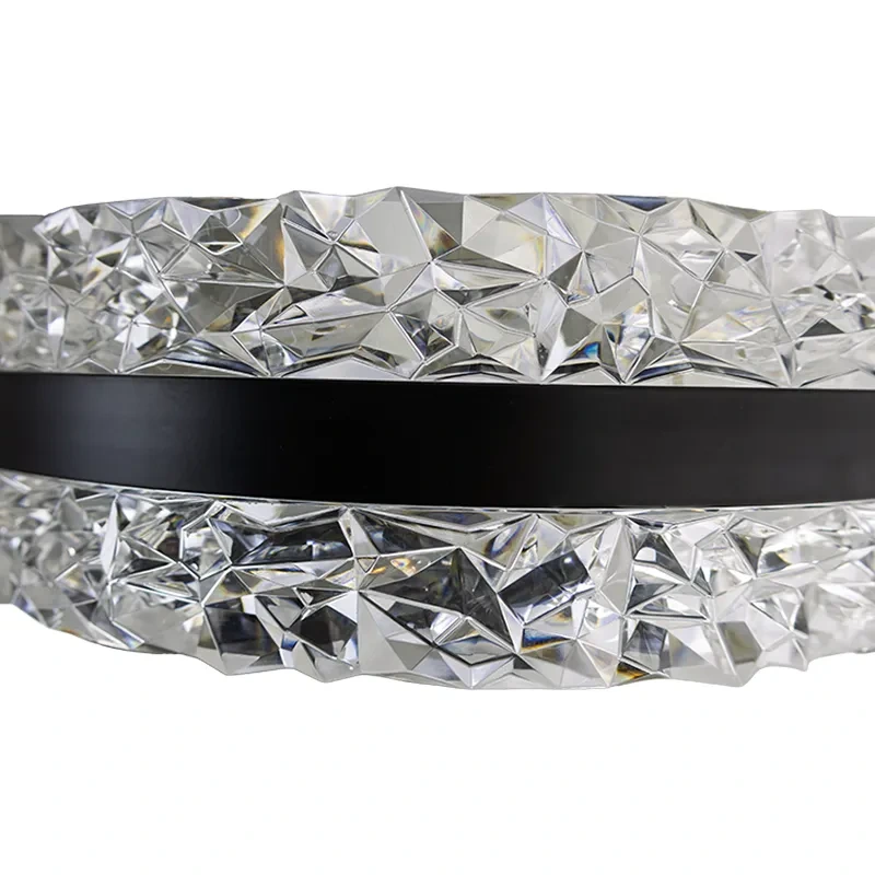 LED luxusné závesné krištáľové svietidlo s diaľkovým ovládačom 80W - TA2303/B 9