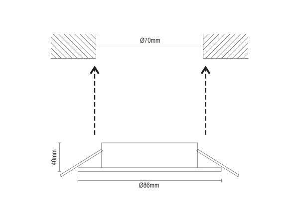 Rámik na GU10 - SR002 1