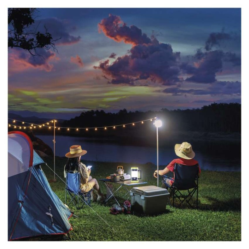 LED NABÍJECÍ KEMPING SVÍTILNA 350LM 4
