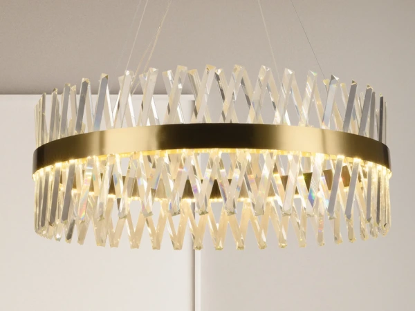 LED krištáľový luster+ diaľkový ovládač 110W - J6309/C 9