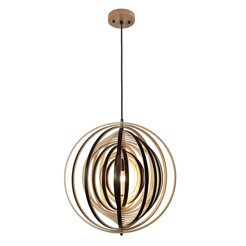 Závesné svietidlo z masívneho dreva E27 / 500 - WRE072 1