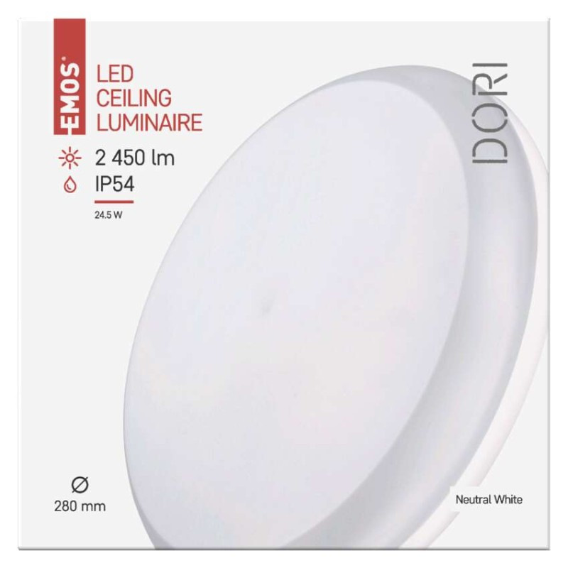 LED DORI PŘ.KR IP54/24W/NW B 8