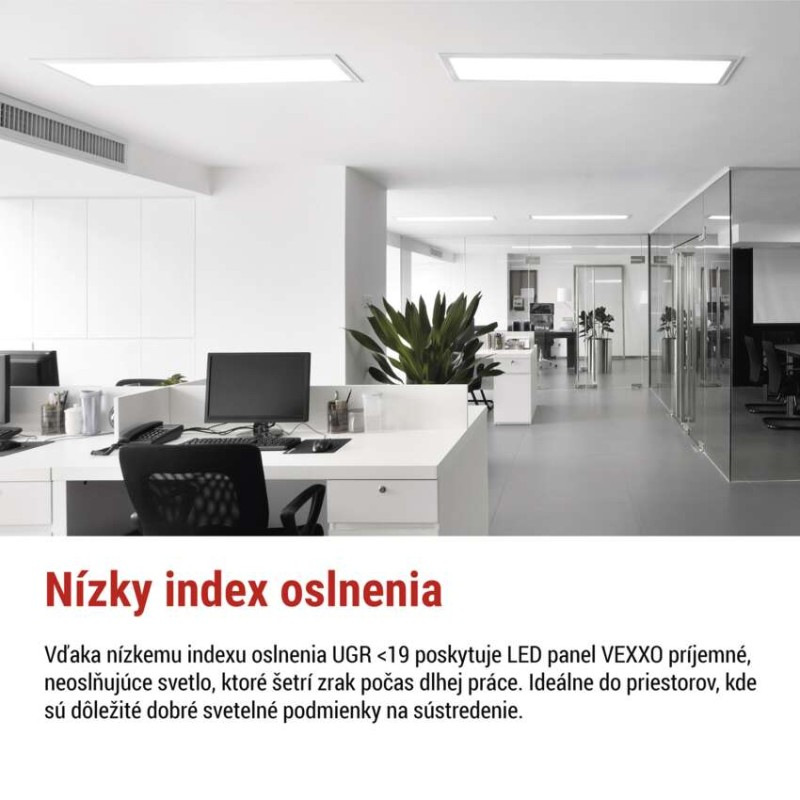 LED PANEL VEXXO P. 30×120 33W 4000LM IP2 6