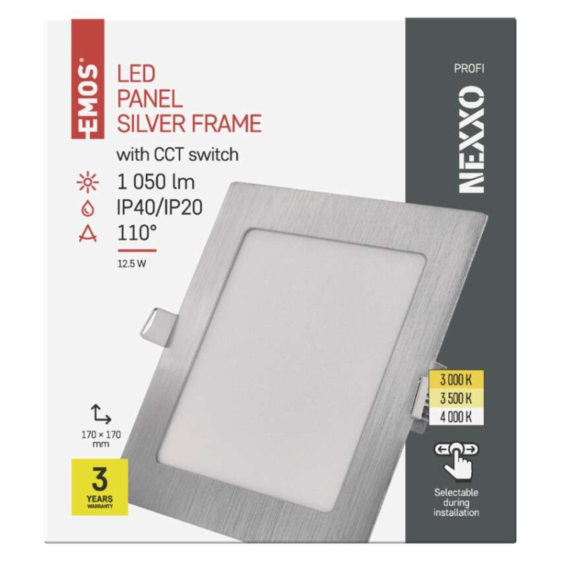 LED SVÍTIDLO NEXXO VES.ČT 12,5W 1050LM I 7