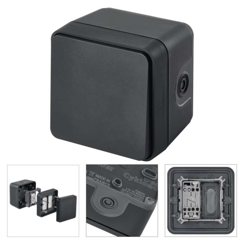 CYKLONE prepínač nástenný č.1,6 IP55 D730422 13