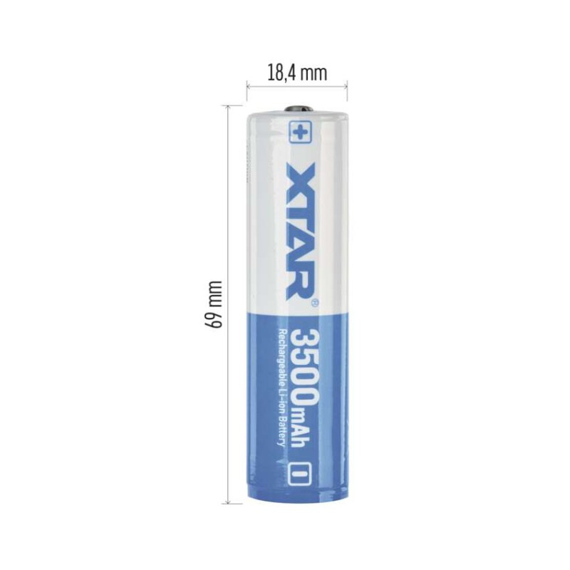 LI-ION DOBÍJECÍ BATERIE 18650 3500mAh 7