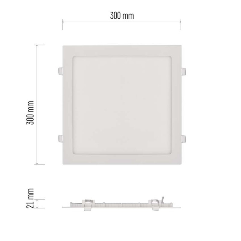 LED SVÍTIDLO NEXXO VES.ČT 25W 2100LM IP4 2