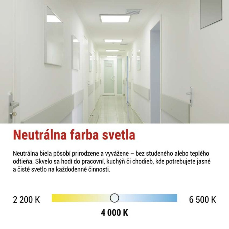 LED PANEL VEXXO P. 60×60 33W 4000LM IP20 7