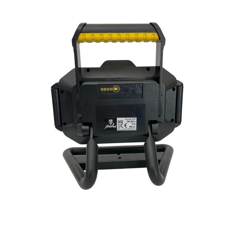 LED prenosné pracovné nabíjacie svietidlo 30W - WL25R 4