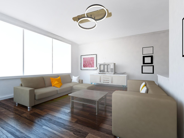 LED stropné svietidlo s diaľkovým ovládačom 70W - TA1300/BW 1