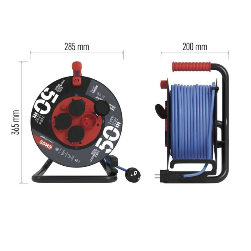 BUBEN 4Z 50M 1,5MM NEMRZNOUCÍ PVC KABEL 14