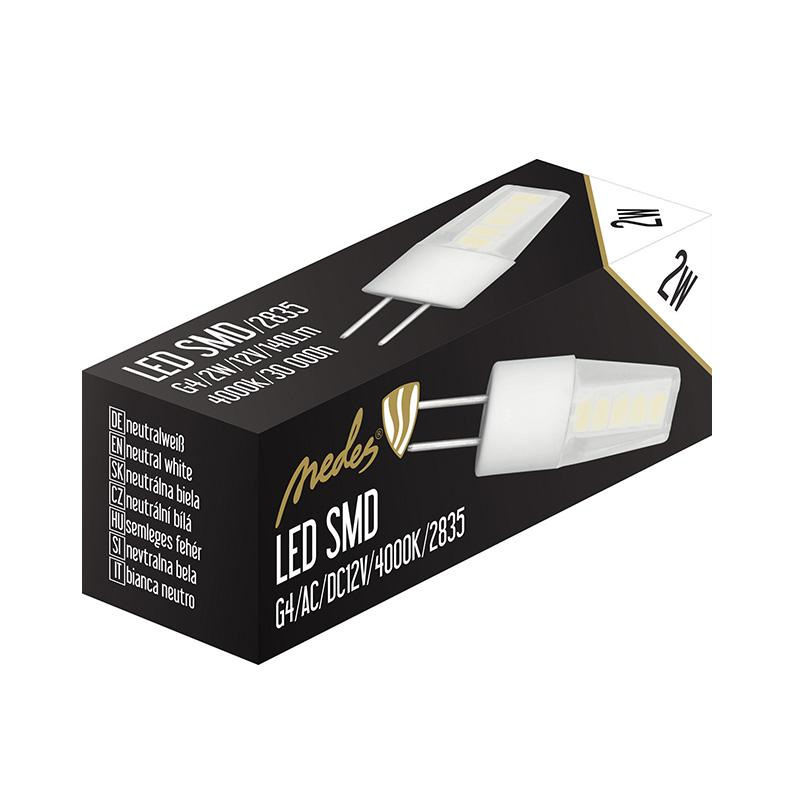 LED žiarovka 2W - G4 / SMD / 4000K - ZLS420 1