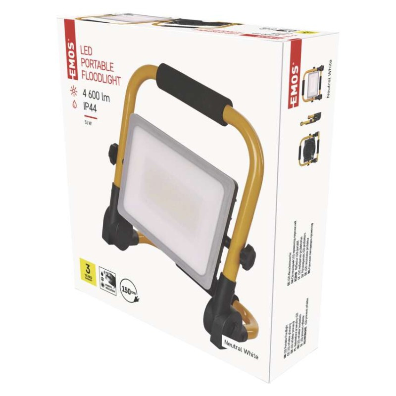 Reflektor prenosný LED 51W 4600lm 4000K IP44 ZS3342 EMOS
