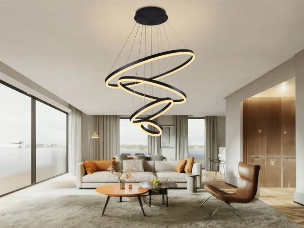 LED visiace svietidlo + diaľkový ovládač 135W - J4314/B 6