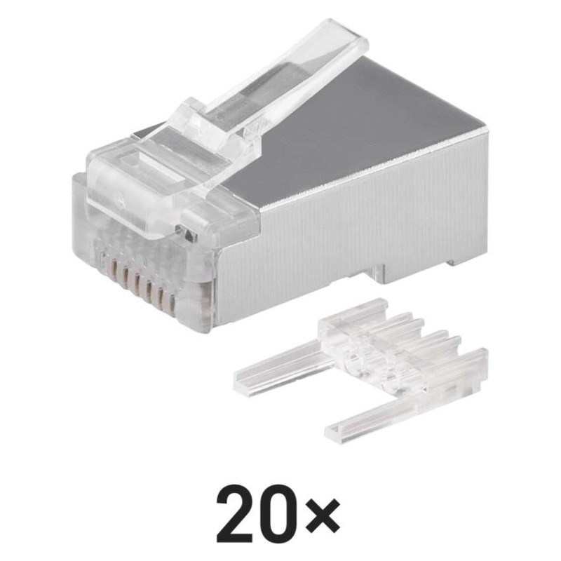 Konektor Cat 6 FTP RJ45 8p8c na drát 3