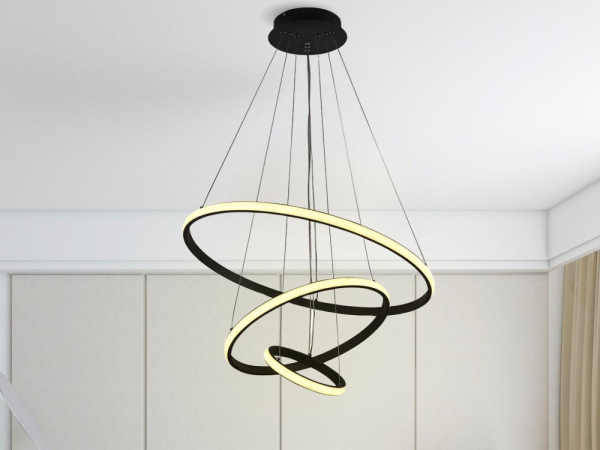 LED závesná lampa na lanku + diaľkový ovládač 90W - J4301/B 4