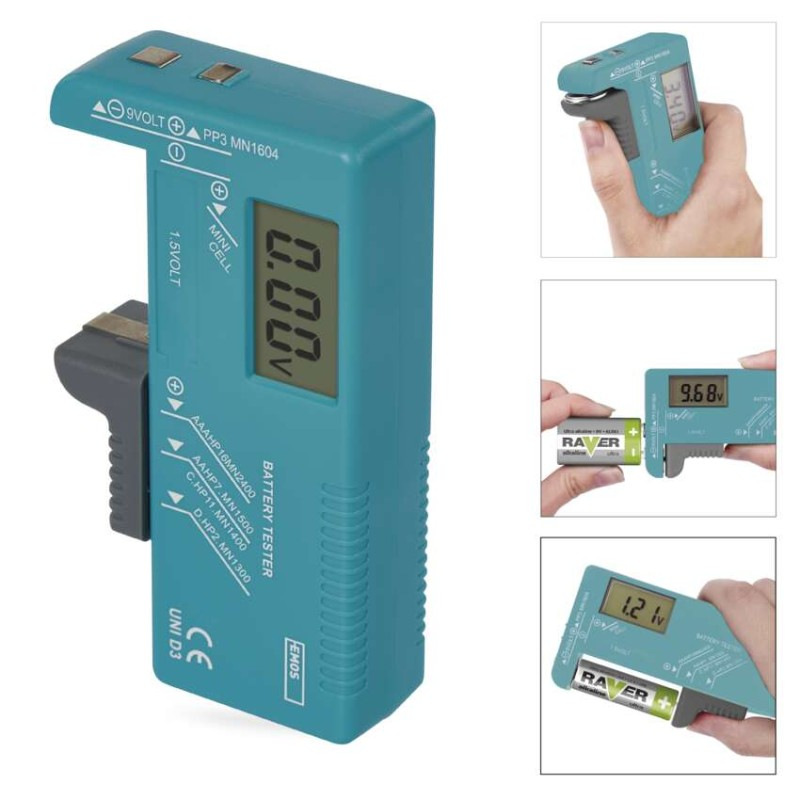 Tester batérii UNI D3 LCD univerzálny      N0322 10