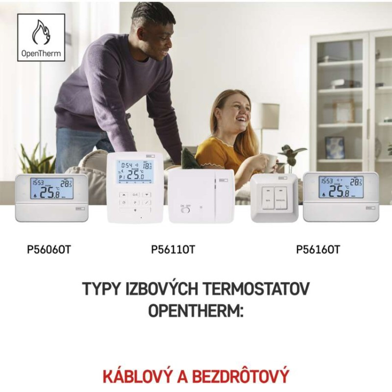 TERMOSTAT DRÁT.PROG. P5606OT 2