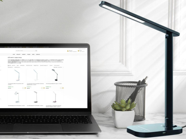 LED stolná lampa KIARA 7W stmievateľná s USB + nočné svetlo + časovač - DL4304/B 5