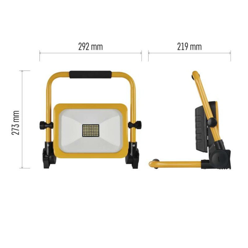 LED REFLEKTOR ACCO 30W 3000LM IP54 CW 4