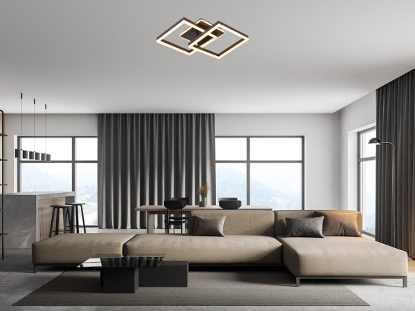 LED stropné svietidlo s diaľkovým ovládačom 80W - J3366/BR 1