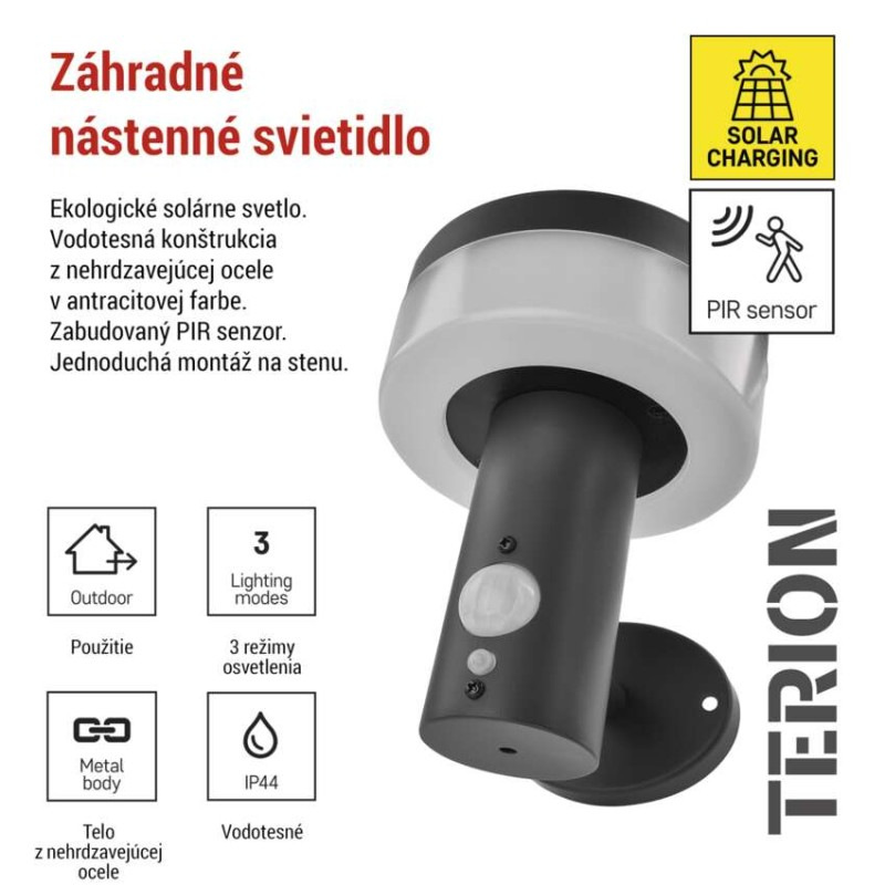 LED ZAHRADNÍ SVÍTIDLO,IP44,SOLÁRNÍ,NÁSTĚ 2