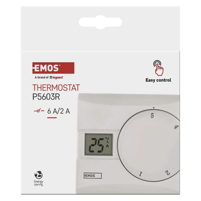 TERMOSTAT DRÁT.MANUÁLNÍ P5603R 12