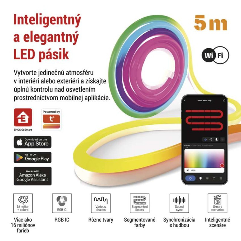 GOSMART LED NEON STRIP 5M 1