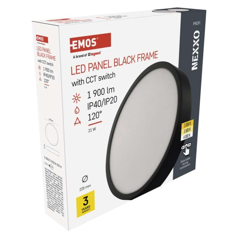LED SVÍTIDLO NEXXO PŘ.KR 21W 1900LM IP40 11