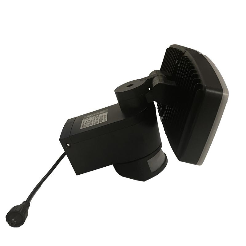 LED čierne vonkajšie solárne svietidlo so senzorom 12W / 3000K - 4100K - 6500K - LS023 9