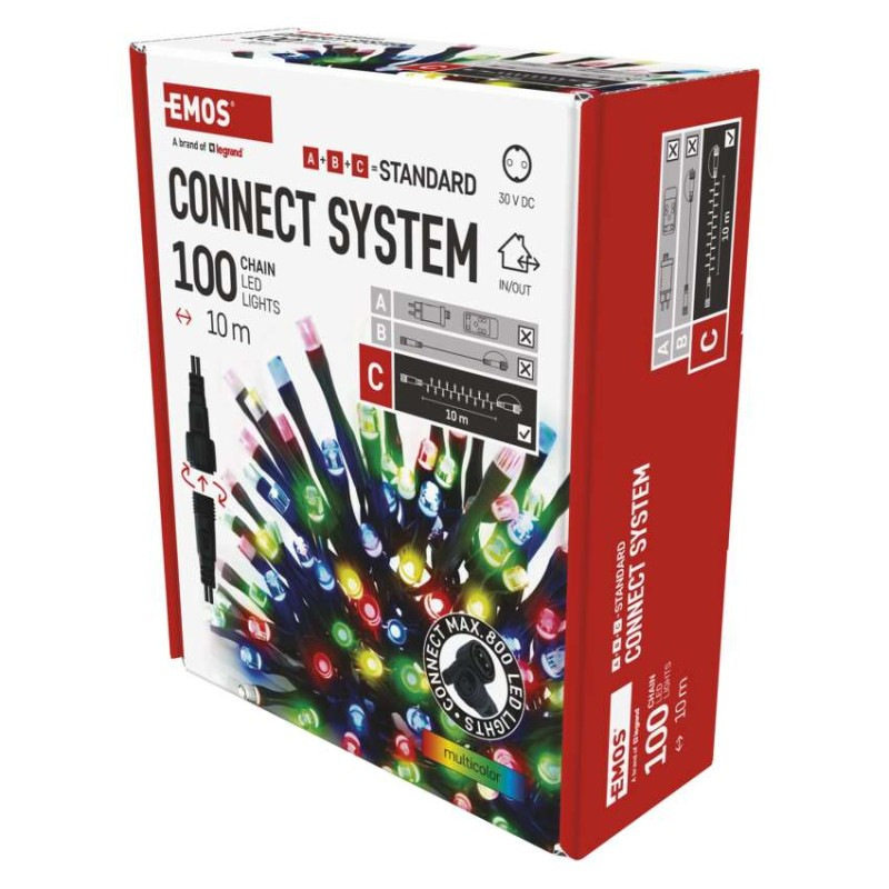 VIANOCE reťaz connect 100LED 10M IP44 MC