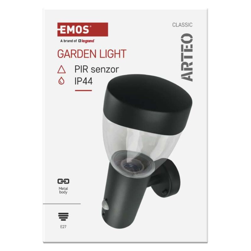 LED ZAHRADNÍ SVÍTIDLO,E27,IP44,MAX 15W,N 11