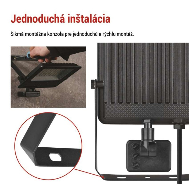 LED REFLEKTOR VISIO 50W 7500LM IP54 NW P 9