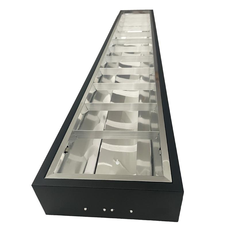 Čierne žiarivkové prisadené svietidlo na 2 x T8 ( 120cm LED trubica ) - TL302B 15