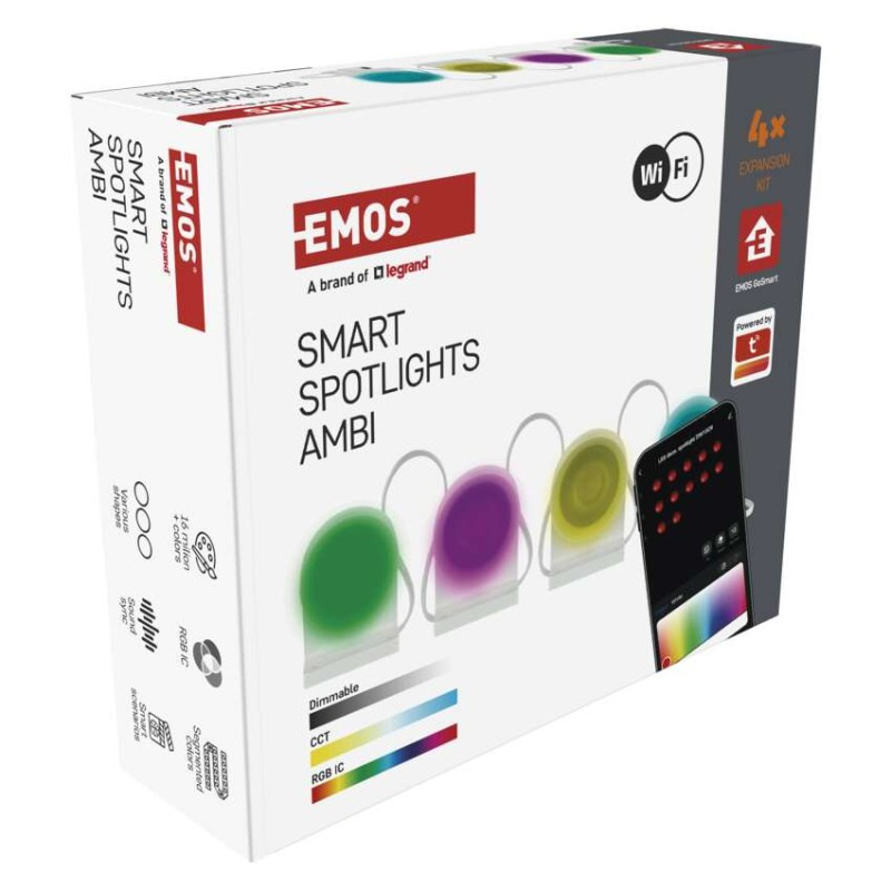 GOSMART STRING DOWNLIGHTS RGBIC+CCT 4PC 6