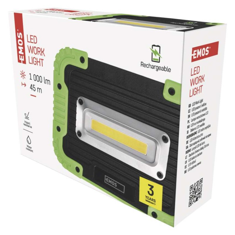 LED NABÍJECÍ PRACOVNÍ REFLEKTOR 10W COB 11