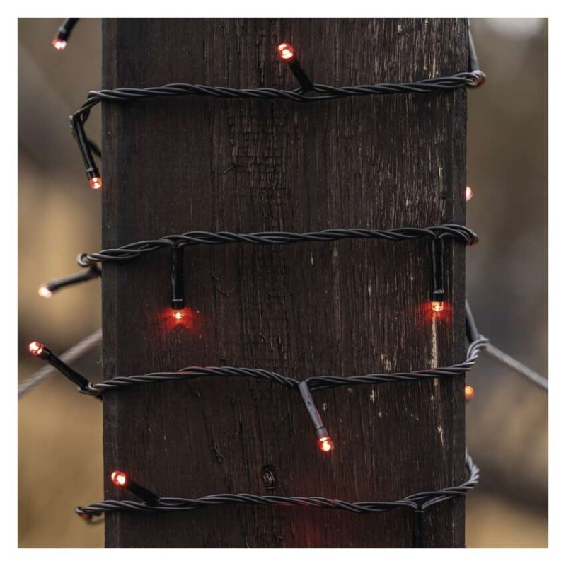 VIANOCE reťaz connect 100LED 10M IP44 RED 2