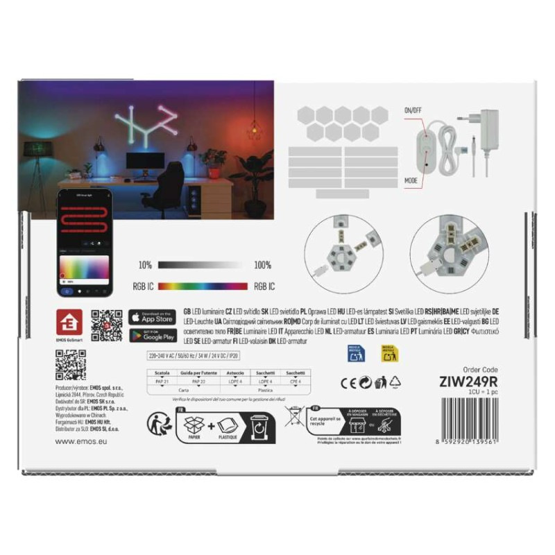 GOSMART LINES WHITE 9 PACK 11
