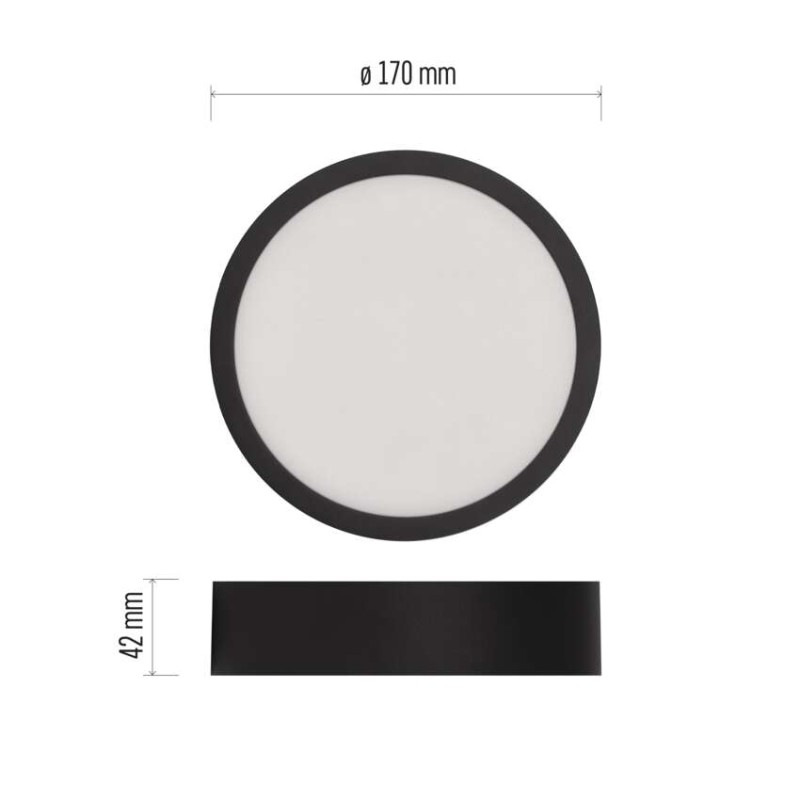 LED SVÍTIDLO NEXXO PŘ.KR 12,5W 1100LM IP 2