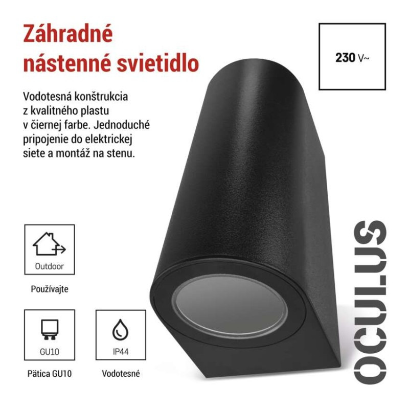 LED ZAHRADNÍ SVÍTIDLO,2xGU10,IP44,MAX 35 2