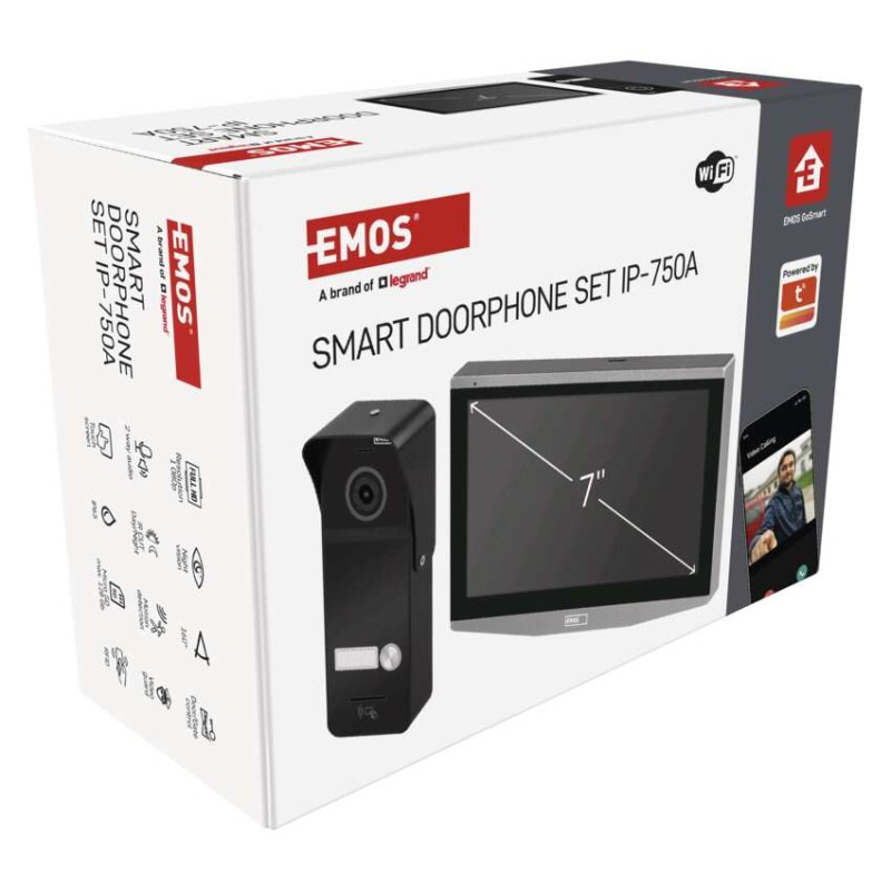 Videovrátnik GoSmart sada IP-750A s WIFI  H4020 11